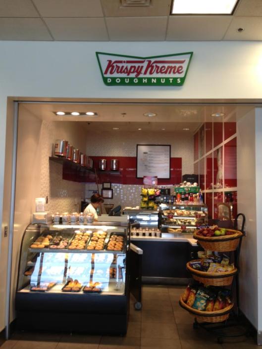 Of Course, there is a Krispy Kreme! Yay!